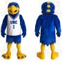 Blue Yellow Eagle Basketball Mascot Costume