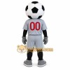 Black White Gray Soccer Ball Mascot Costume Black White Gray Soccer Ball Mascot Costume