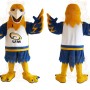 Yellow Blue White Eagle Mascot Costume