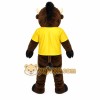 Brown Yellow Buffalo Mascot Costume Brown Yellow Buffalo Mascot Costume