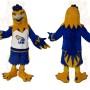 Blue Yellow Eagle Mascot Costume