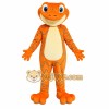 Orange Cream Blue Gecko Mascot Costume