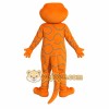 Orange Cream Blue Gecko Mascot Costume