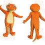 Orange Cream Blue Gecko Mascot Costume