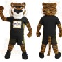Orange Black White Sports Tiger Mascot Costume