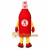 Red Yellow Hot Sauce Bottle Mascot Costume