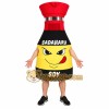 Red Yellow Soy Sauce Bottle Mascot Costume
