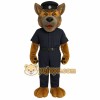 Brown Black Police Dog Mascot Costume Brown Black Police Dog Mascot Costume