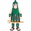 Green Black Roman Gladiator Mascot Costume Green Black Roman Gladiator Mascot Costume