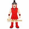 Red Black Spartan Warrior Mascot Costume Red Black Spartan Warrior Mascot Costume
