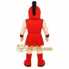 Red Black Spartan Warrior Mascot Costume Red Black Spartan Warrior Mascot Costume