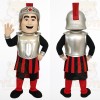 Silver Red Roman Soldier Mascot Costume