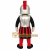 Silver Red Roman Soldier Mascot Costume Silver Red Roman Soldier Mascot Costume