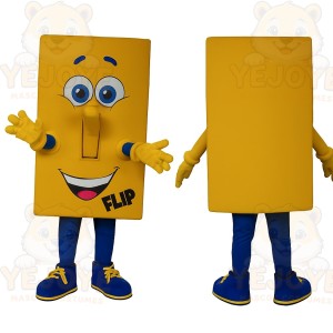 Yellow Blue Light Switch Mascot Costume