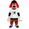 Red Black White Sport Dog Mascot Costume Red Black White Sport Dog Mascot Costume