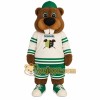 Brown Green Beaver Mascot Costume Brown Green Beaver Mascot Costume