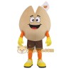 Beige Yellow Pistachio Nut Mascot Costume