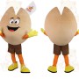 Beige Yellow Pistachio Nut Mascot Costume
