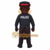 Brown Navy Police Beaver Mascot Costume Brown Navy Police Beaver Mascot Costume