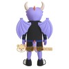 Purple Black Winged Dragon Mascot Costume