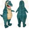 Teal Beige T Rex Dinosaur Mascot Costume