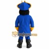 Blue Yellow Bearded Pirate Mascot Costume