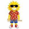Yellow Red Blue Sun Mascot Costume