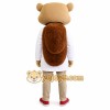 Beige Brown Squirrel Doctor Mascot Costume Beige Brown Squirrel Doctor Mascot Costume