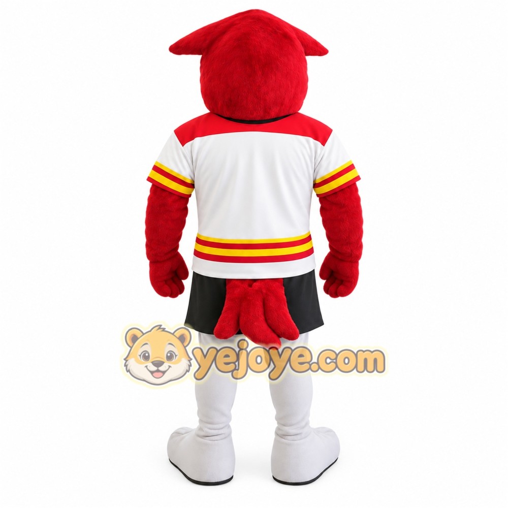 Red White Black Cardinal Bird Mascot Costume Red White Black Cardinal Bird Mascot Costume