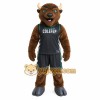 Brown Black Bison Mascot Costume Brown Black Bison Mascot Costume