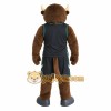 Brown Black Bison Mascot Costume Brown Black Bison Mascot Costume
