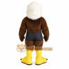 Brown White Yellow Eagle Mascot Costume Brown White Yellow Eagle Mascot Costume