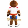 Brown White Owl Mascot Costume Brown White Owl Mascot Costume