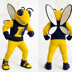 Yellow Navy Bumblebee Mascot Costume