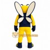Yellow Navy Bumblebee Mascot Costume Yellow Navy Bumblebee Mascot Costume
