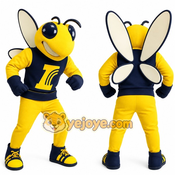 Yellow Navy Bumblebee Mascot Costume