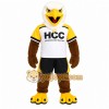 White Brown Yellow Eagle Mascot Costume White Brown Yellow Eagle Mascot Costume
