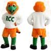 Orange Green Parrot Mascot Costume