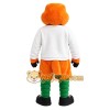 Orange Green Parrot Mascot Costume