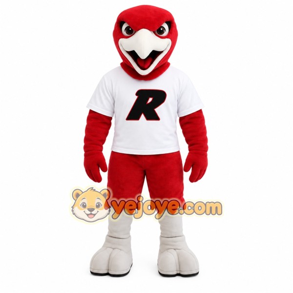 Red White Eagle Mascot Costume