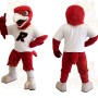 Red White Eagle Mascot Costume