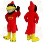 Red Yellow Cardinal Bird Mascot Costume
