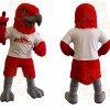 Red White Eagle Mascot Costume
