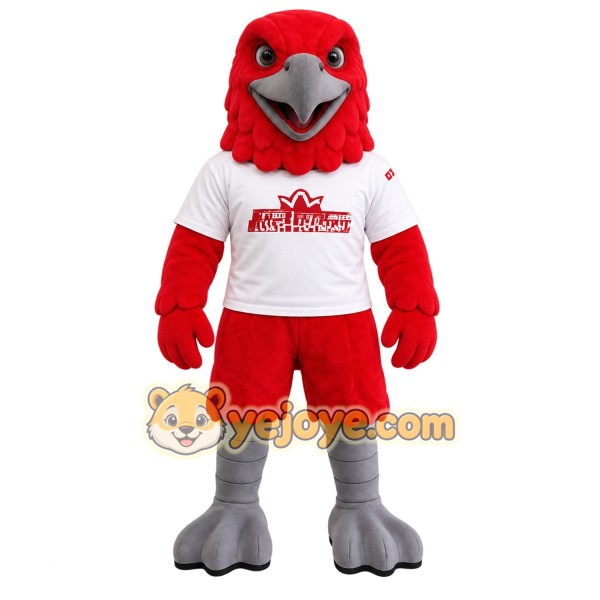 Red White Eagle Mascot Costume
