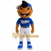 Blue Gray Baseball Player Mascot Costume Blue Gray Baseball Player Mascot Costume