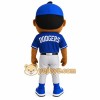Blue Gray Baseball Player Mascot Costume Blue Gray Baseball Player Mascot Costume