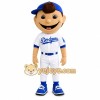 Blue White Baseball Player Mascot Costume Blue White Baseball Player Mascot Costume