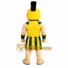 Yellow Green Warrior Mascot Costume Yellow Green Warrior Mascot Costume