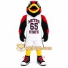 Black Red Yellow Roadrunner Mascot Costume Black Red Yellow Roadrunner Mascot Costume