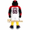 Black Red Yellow Roadrunner Mascot Costume Black Red Yellow Roadrunner Mascot Costume